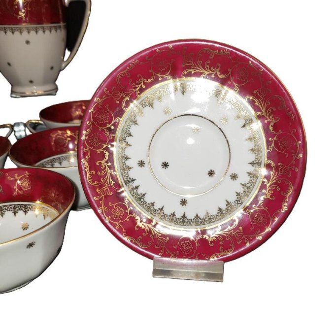 Service à café/thé en porcelaine de Limoges – Maison Séraphin