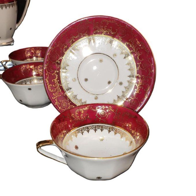 Service à café/thé en porcelaine de Limoges – Maison Séraphin