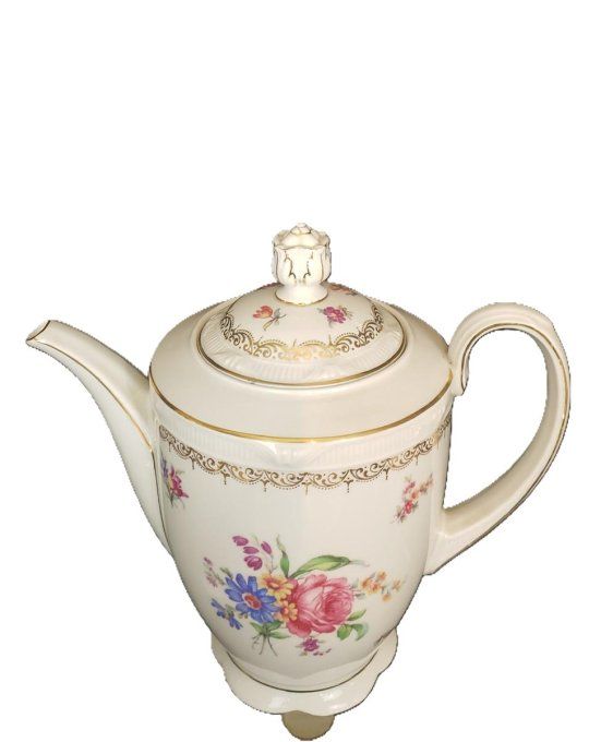 Élégant service à café/thé en porcelaine fine de Bavière (Allemagne), manufacture Schlosser Bavaria,