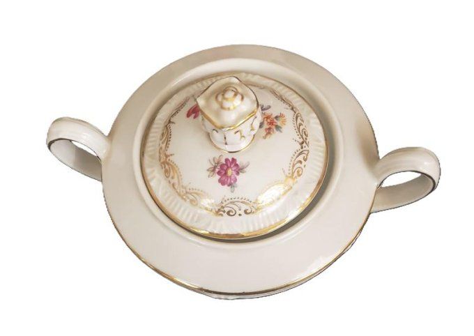 Élégant service à café/thé en porcelaine fine de Bavière (Allemagne), manufacture Schlosser Bavaria,