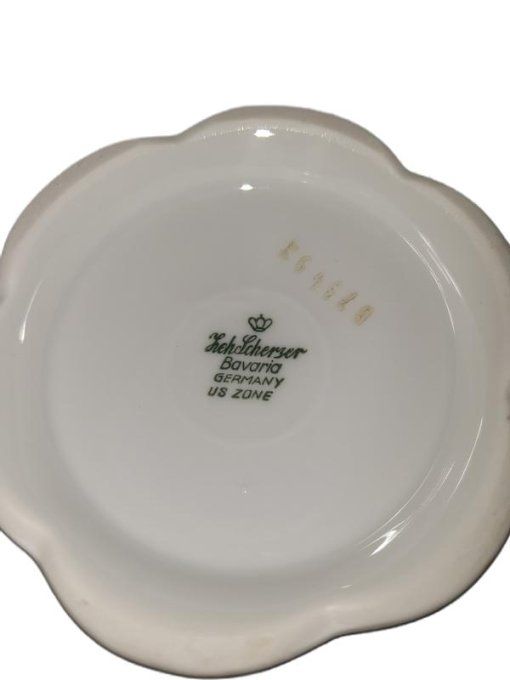 Élégant service à café/thé en porcelaine fine de Bavière (Allemagne), manufacture Schlosser Bavaria,