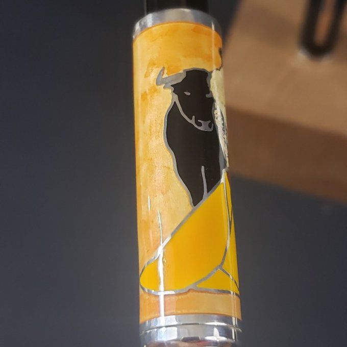 Stylo-plume de collection OMAS “Tauromaquia” – Édition Limitée n°020/500 – Argent massif