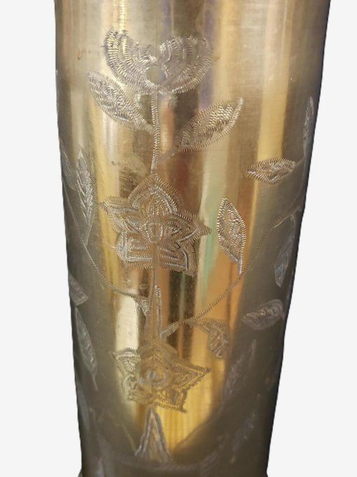 Paire de vases en douilles d’obus – Art des tranchées 1920