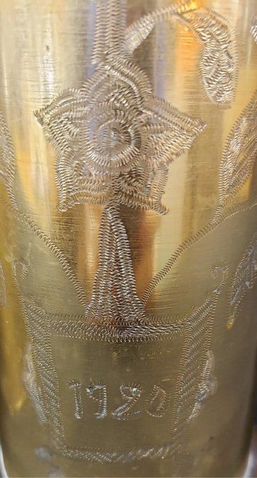 Paire de vases en douilles d’obus – Art des tranchées 1920