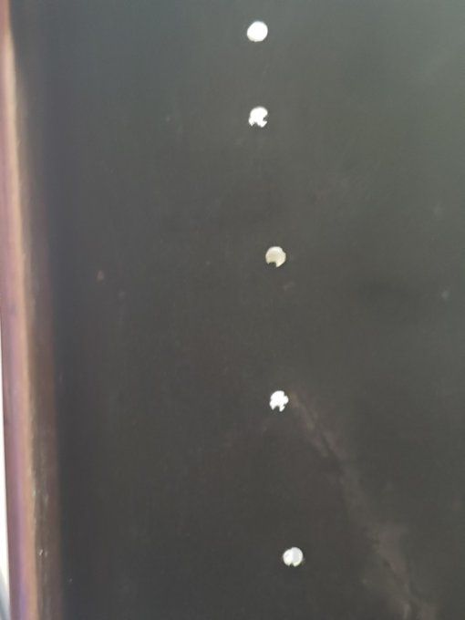 Jardinière en cuivre  – Pieds griffe laiton & poignées porcelaine