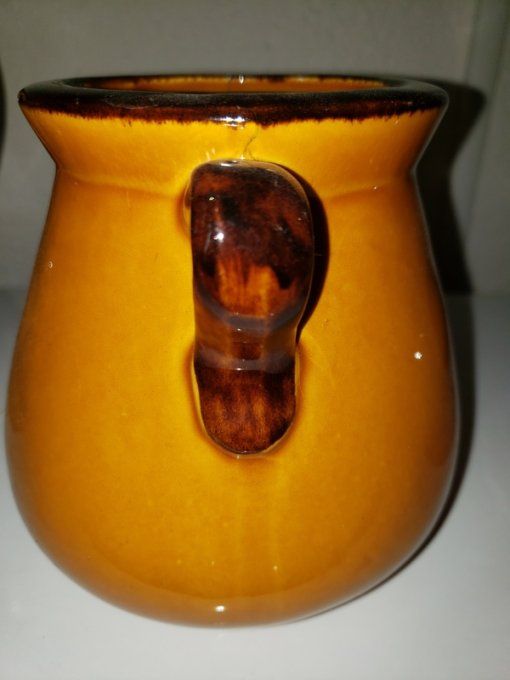 Petite poterie vernissée vintage années 60