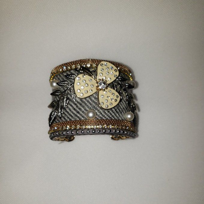 Bracelet Manchette – Pièce Unique Faite Main