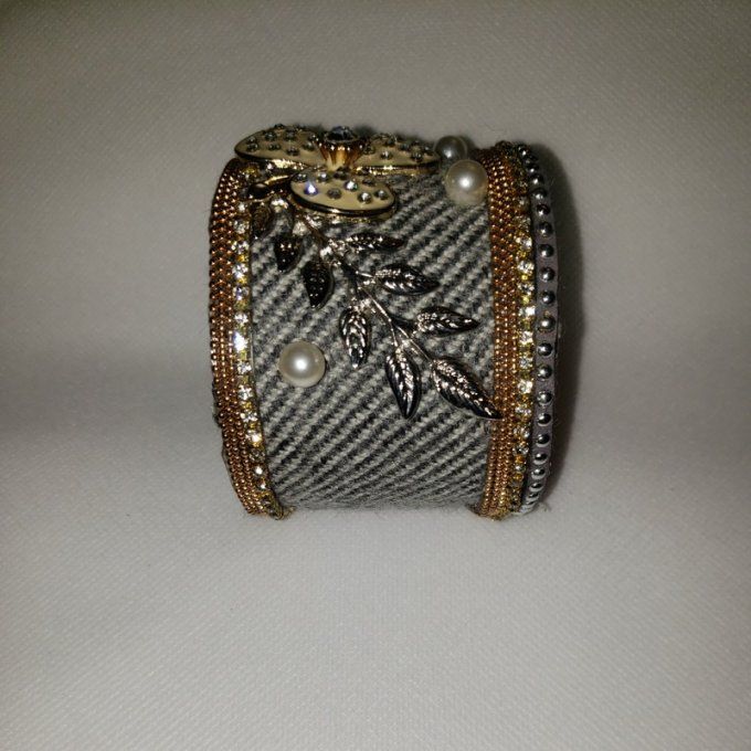 Bracelet Manchette – Pièce Unique Faite Main