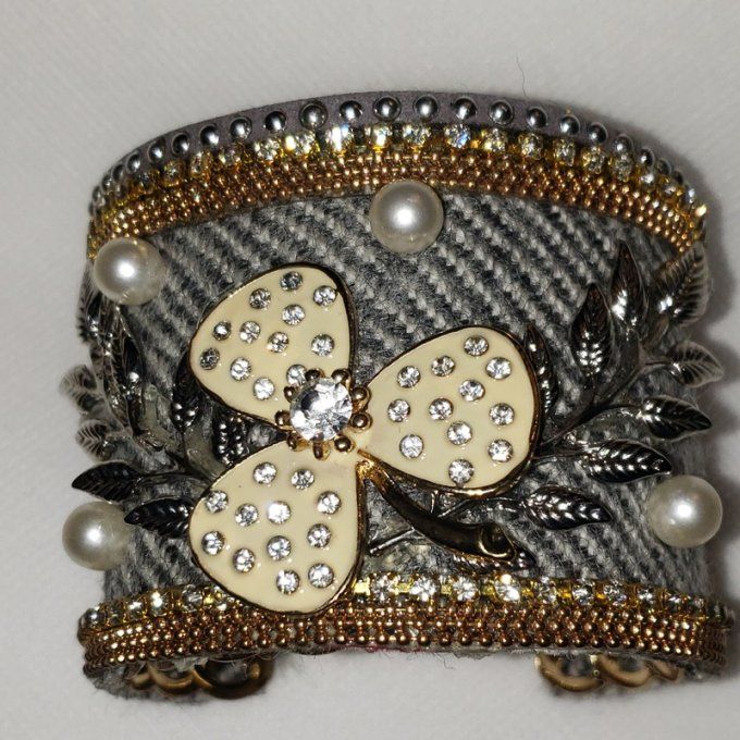 Bracelet Manchette – Pièce Unique Faite Main