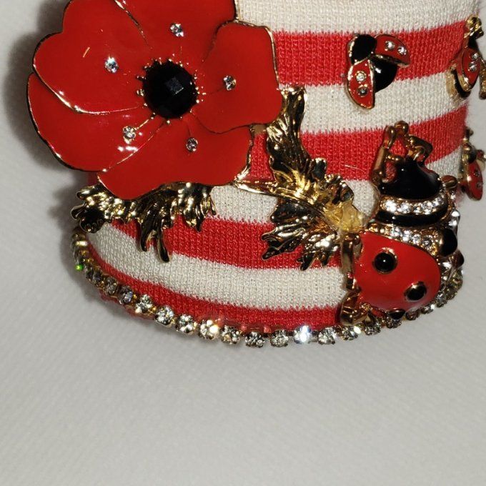 Bracelet Manchette – Pièce Unique Faite Main