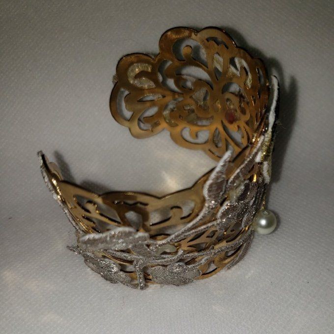 Bracelet Manchette – Pièce Unique Faite Main