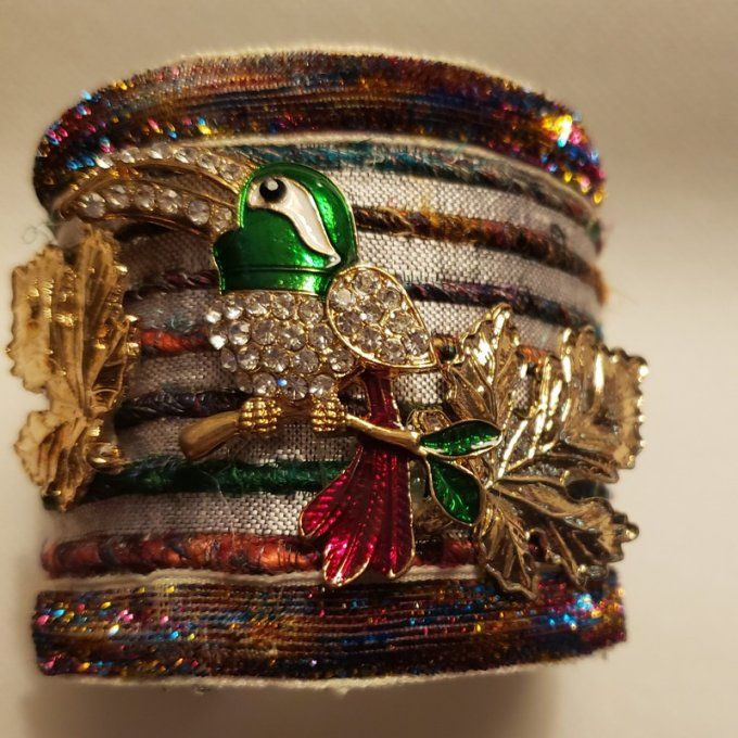 Bracelet Manchette – Pièce Unique Faite Main