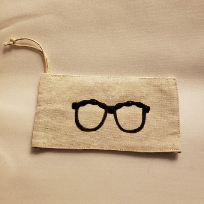 Etui à lunettes - Entièrement fait à la main