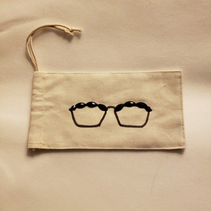 Etui à lunettes - Entièrement fait à la main