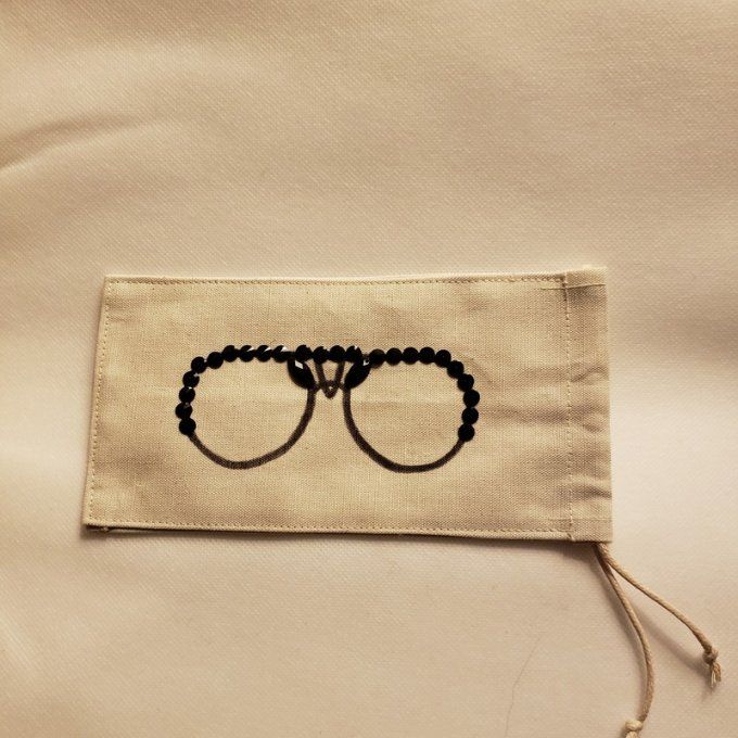 Etui à lunettes - Entièrement fait à la main