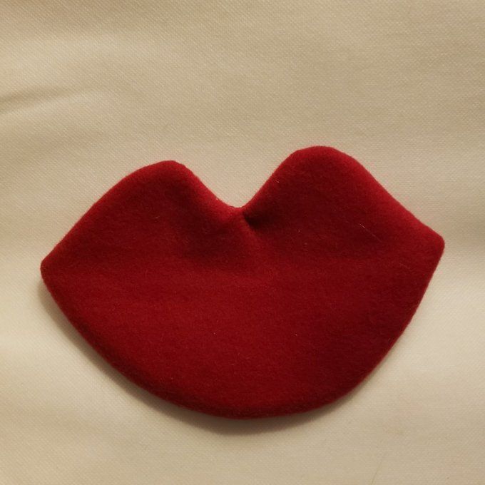 Trousse Bouche rouge - Pièce unique-