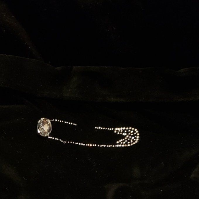 Grand sac en velours noir. Pièce unique