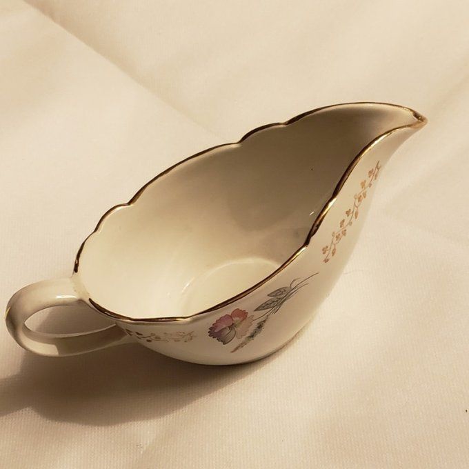 Superbe service de vaisselle ancien K.G. Lunéville – Modèle “Anémone” – Années 40/50