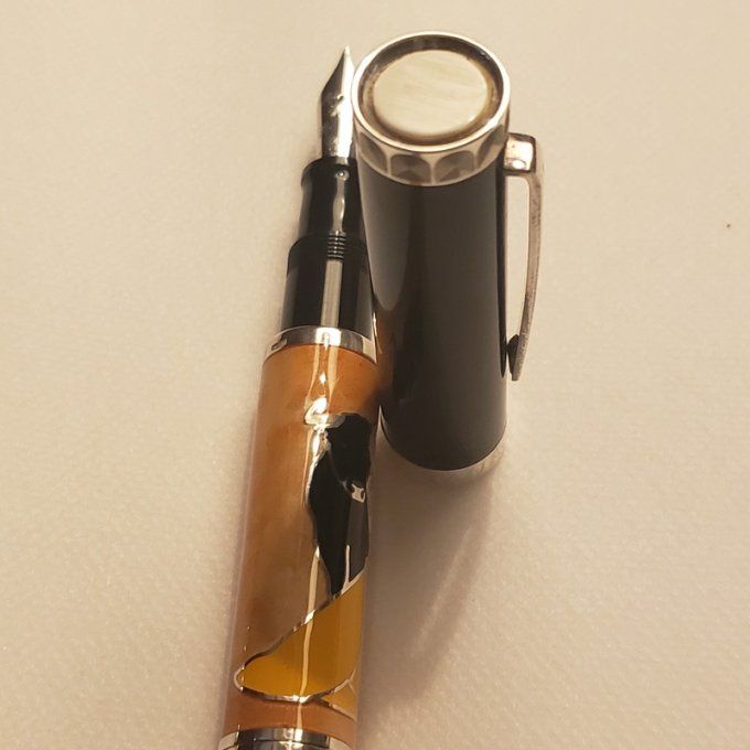 Stylo-plume de collection OMAS “Tauromaquia” – Édition Limitée n°020/500 – Argent massif