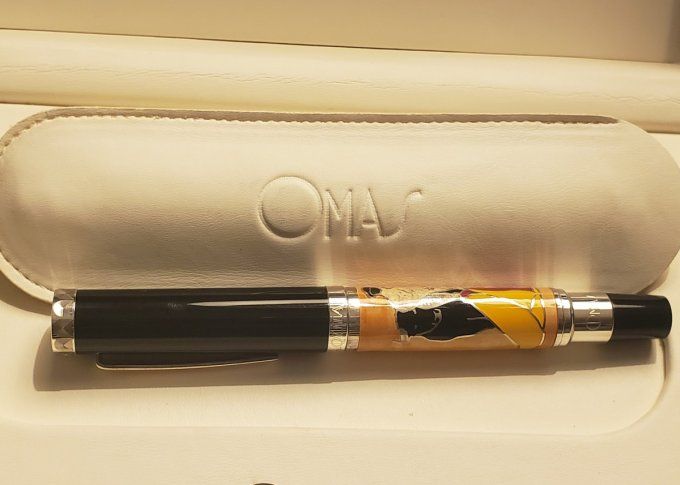 Stylo-plume de collection OMAS “Tauromaquia” – Édition Limitée n°020/500 – Argent massif