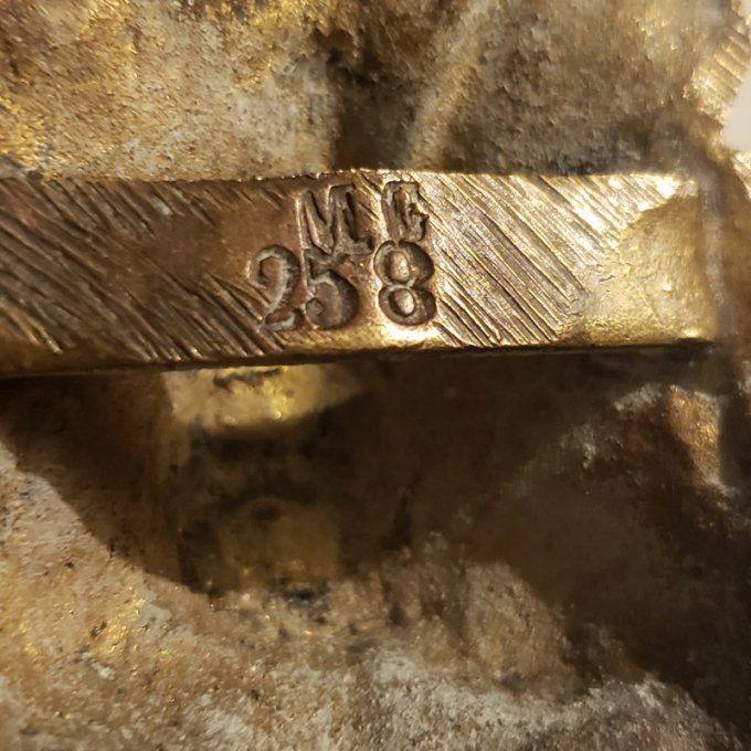  Paire d’ embrasses antiques  pour rideaux -  Bronze doré