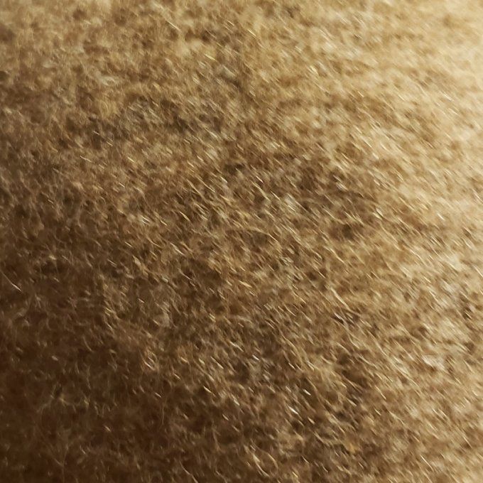 Ensemble snood + chapeau en laine bouillie beige – création artisanale