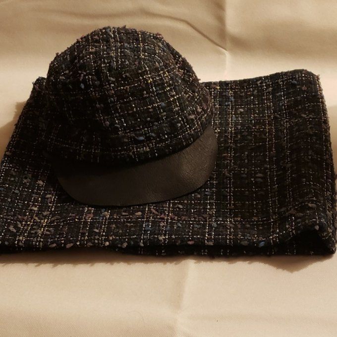 Casquette & Snood assortis - Création artisanale - Pièces uniques -
