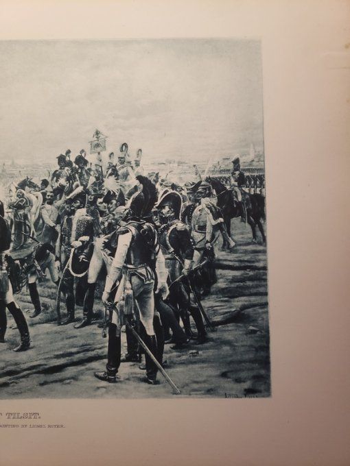 Photogravure fin XIXème “Napoléon à Tilsit” – d’après Lionel Royer