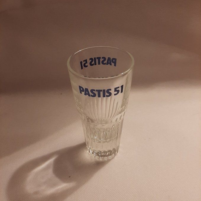 Lot de 4 verres Pastis 51 –  Bistrot -Vintage 