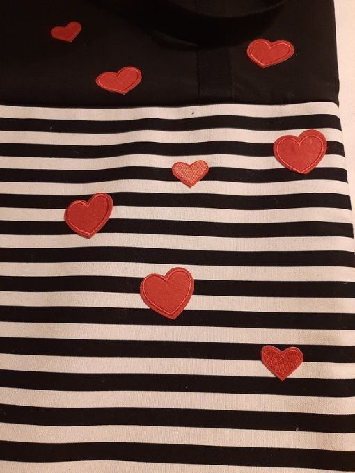 Sac cabas en coton épais -Fait main - Pièce unique