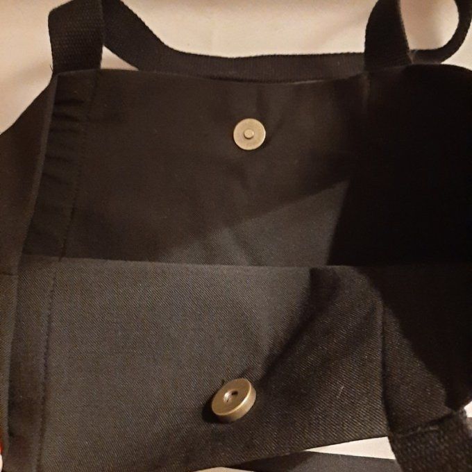 Sac cabas en coton épais -Fait main - Pièce unique