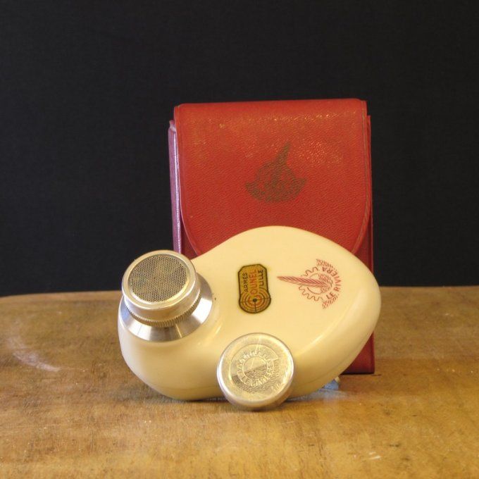 Rare ! Ancien rasoir de voyage gyroscopique RIVIERA,  année 50  