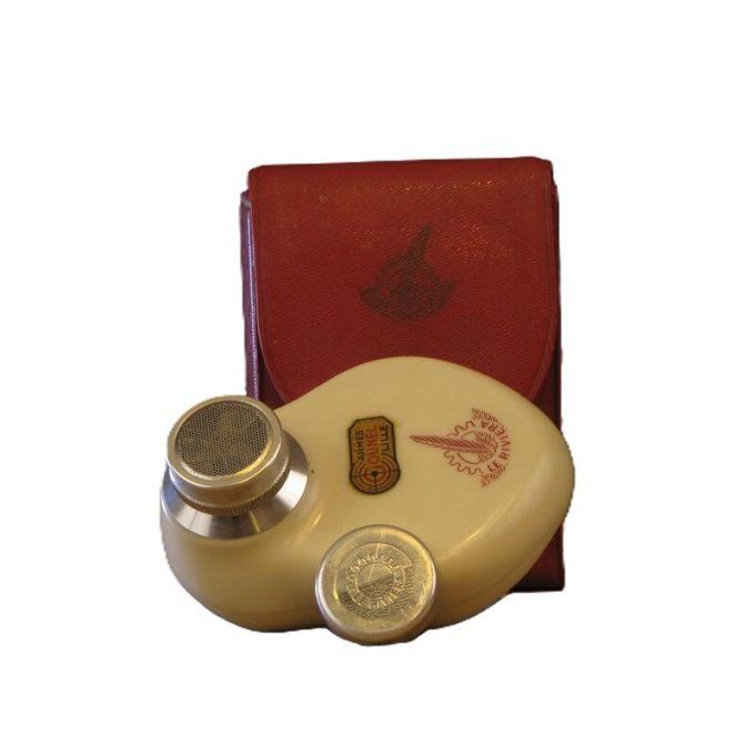 Rare ! Ancien rasoir de voyage gyroscopique RIVIERA,  année 50  