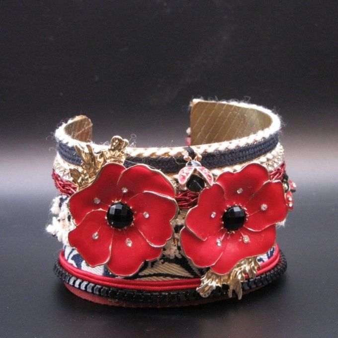  Bracelet Manchette – Pièce Unique Faite Main