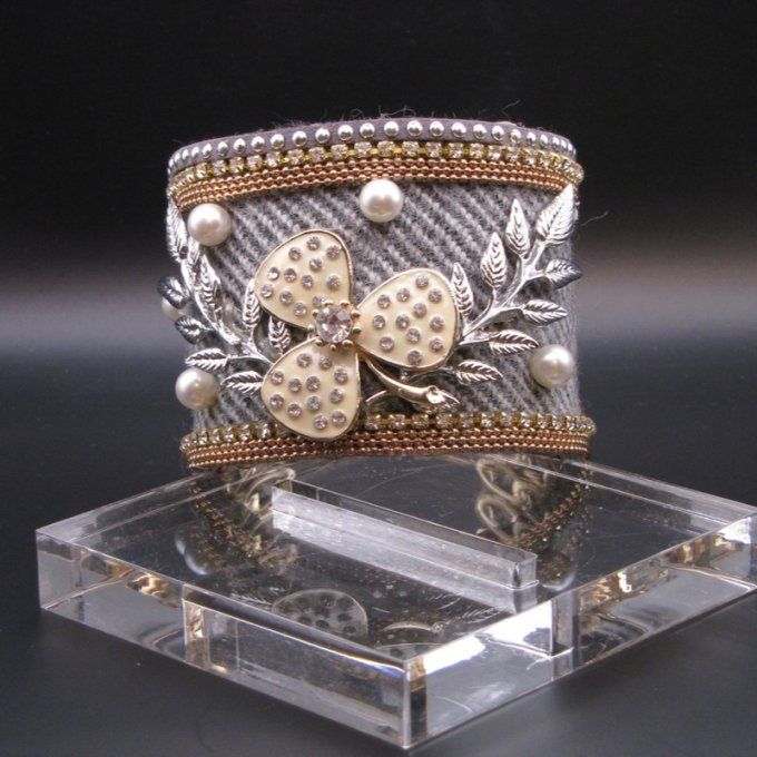 Bracelet Manchette – Pièce Unique Faite Main