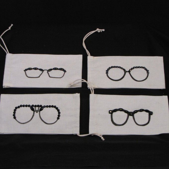 Etui à lunettes - Entièrement fait à la main