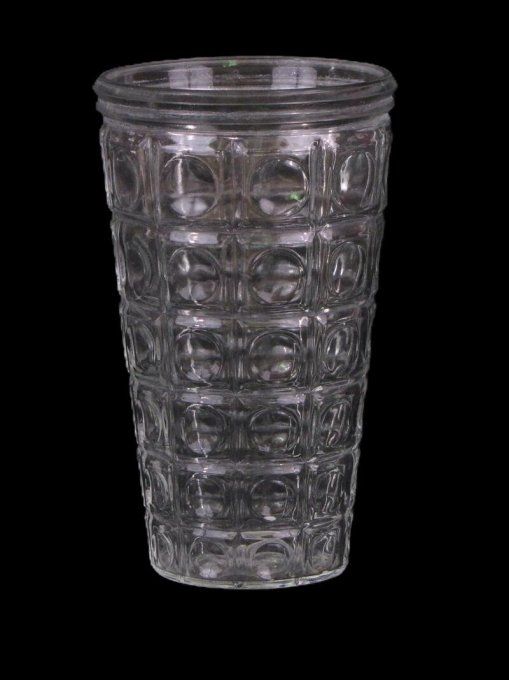 Vase en verre moulé année 50/60 Luminarc France 