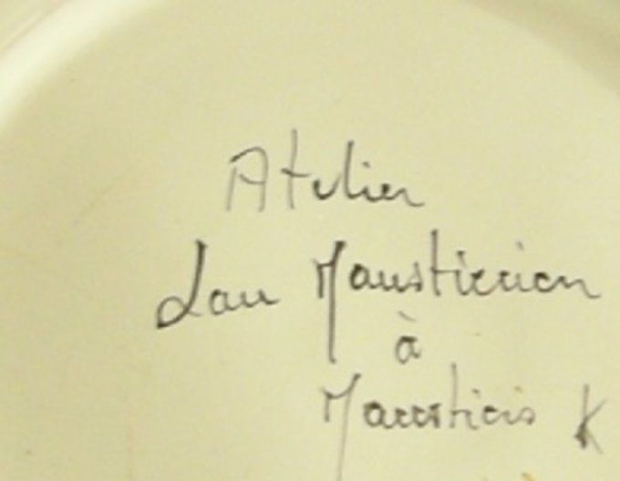 Rafraîchissoir à Vin –  Terre Cuite & Faïence de Tradition, Signé Moustiers