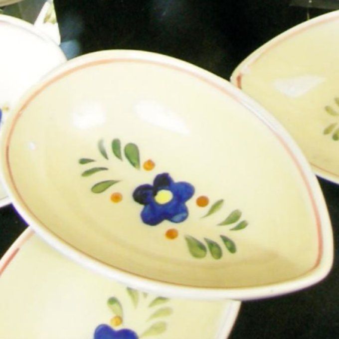  Lot de 6 Coupelles fleuries – au charme artisanal et coloré