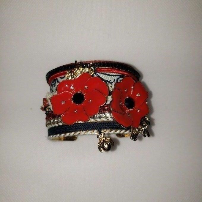  Bracelet Manchette – Pièce Unique Faite Main