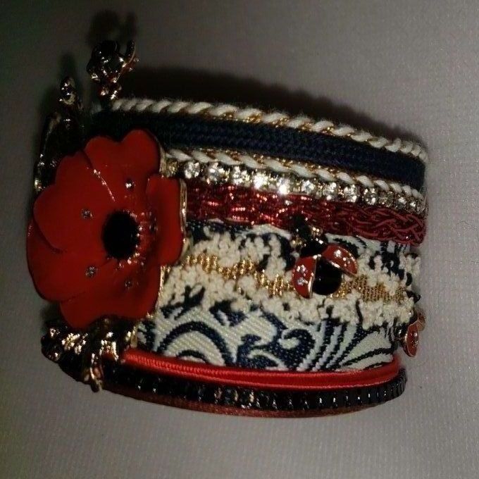  Bracelet Manchette – Pièce Unique Faite Main